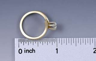 HIGH END 14K SOLITAIRE DIAMOND BYPASS SETTING RING  