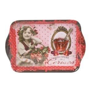  French Extra Small Tray Confiture de cerises Kitchen 