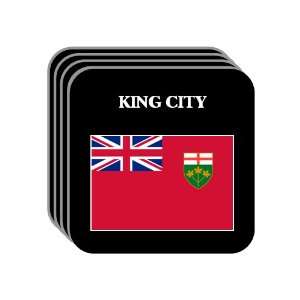  Ontario   KING CITY Set of 4 Mini Mousepad Coasters 