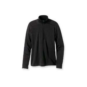   Expedition Weight Zip Neck Top   Mens Black: Sports & Outdoors
