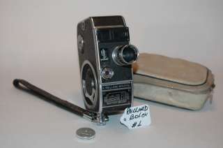 VINTAGE PAILLARD BOLEX 8MM MOVIE CAMERA  SWITZERLAND  