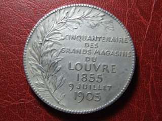 Art Nouveau Universal Exposition 1900 silver medal by D DUPUIS  
