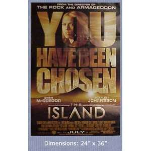  THE ISLAND Scarlett Johansson 24x36 Movie Poster 