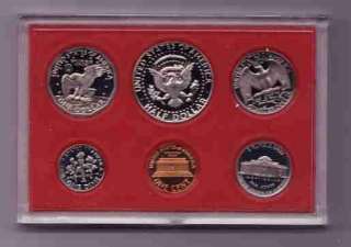 Proof set from United States Mint in original case.