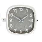 HIMORI Pastel color Two sided Wall Clock_P205 WH GRAY