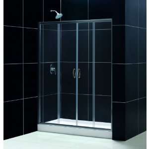  DreamLine VISIONS 56 60 x 72 Clear Glass Shower DoorChrome 