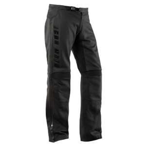  Icon Automag Leather Overpant   Black (Waist 36 / Inseam 