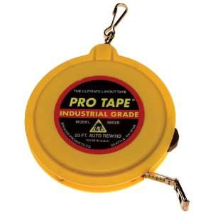   Inch x 50 foot Open Reel Auto rewind Tape with Brake: Home Improvement