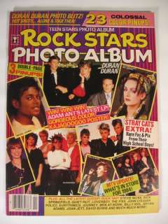 1984 April Rock Stars Vintage Magazine Boy George Michael Jackson 