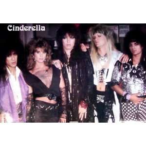  Cinderella Group Hair Metal Original 1986 23x35 Poster 