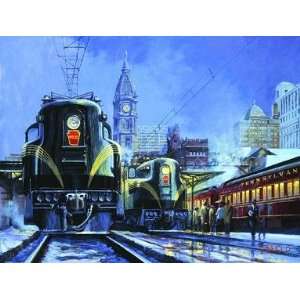  Pennsy at Broad Street Terminal GG1 Jigsaw Puzzle 