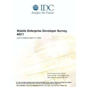 Mobile Enterprise Developer Survey, 4Q11 Suzanne Hopkins 