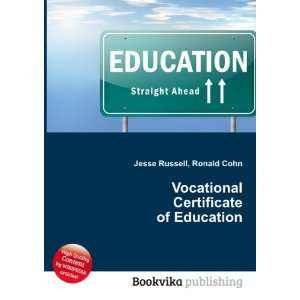  Vocational Certificate of Education Ronald Cohn Jesse 