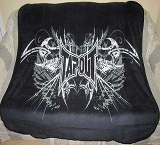 New Tapout Ultimate Fighting MMA UFC SOFT Plush Throw Gift Blanket 