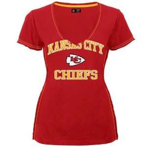  Kansas City Chiefs Ladies Red Ex Boyfriend Premium Fashion 