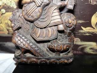 antique wood carved napali shiva the destroyer