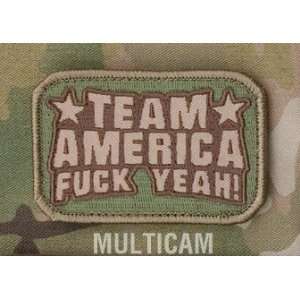   Milspec Monkey Team America F Yeah Patch MULTICAM: Sports & Outdoors