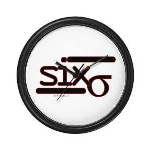  Six Sigma Gear Six sigma Wall Clock by 