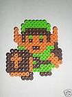 PAC MAN AND GHOSTS BEAD SPRITE GAME PERLER ART SET OF 6  