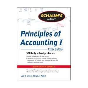   of Accounting I 5th (fifth) edition Text Only Joel Lerner Books