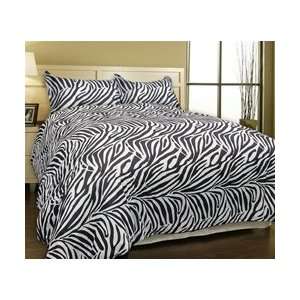  Black & White Zebra Comforter   Twin XL: Home & Kitchen