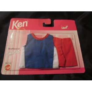  1996 Ken shorts outfit red, white & blue Toys & Games
