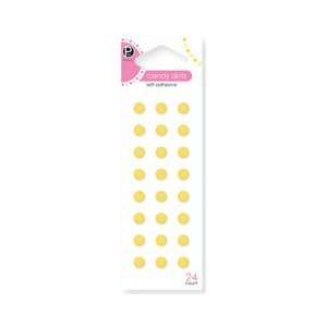  Pebbles Candy Dots Stickers 24/Pkg Sun Yellow Everything 
