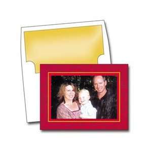  NRN RED ON RED HOLLY Photo Cards   6 x 8   10 Cards 