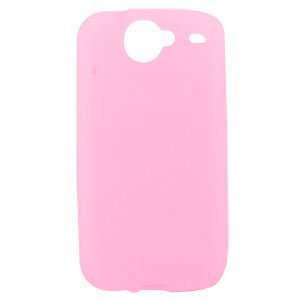  Clear Pink Silicone Skin Gel Cover Case For HTC Google 