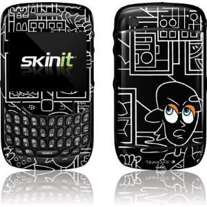  Pitch Black skin for BlackBerry Curve 8520 Electronics