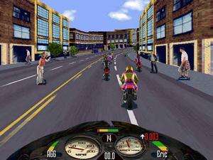   PC CD arcade race dangerous motorcycle bike fighting racing biker game