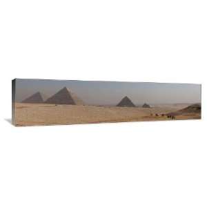 Pyramids at Giza, Egypt   Gallery Wrapped Canvas   Museum 