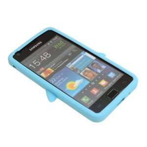  Penguin Silicone Soft Case Cover For Samsung Galaxy S2 i9100 Blue