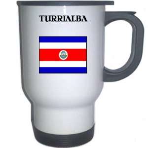  Costa Rica   TURRIALBA White Stainless Steel Mug 