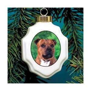  Staffordshire Bull Terrier Ornament: Home & Kitchen