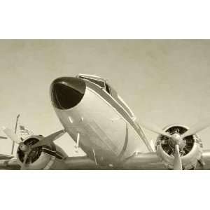  Vintage Turboprop Airplane   Peel and Stick Wall Decal by 