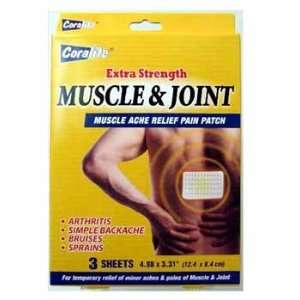    EXTRA STENGTH Muscle & Joint   Muscle Releif Pain Patch Beauty