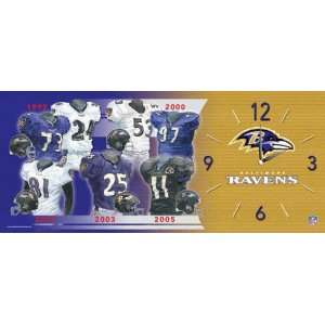  Baltimore Ravens Evolution Clock: Sports & Outdoors