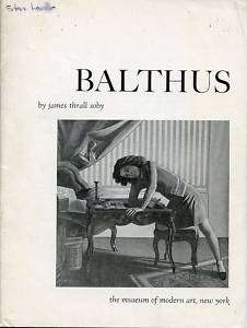 Balthus, by; James Thrall Soby Museum Modern Art 1956  