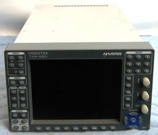Videotek Harris TVM 850 Waveform Monitor w/ SDI Option  