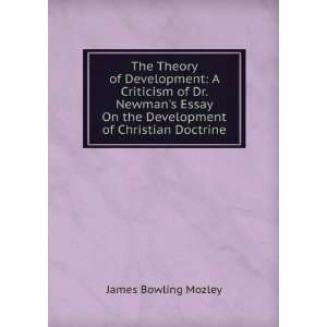  The Theory of Development A Criticism of Dr. Newmans 