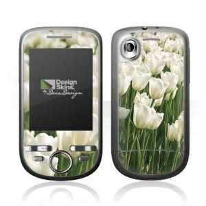    Design Skins for HTC Tattoo   White Tulip Design Folie Electronics