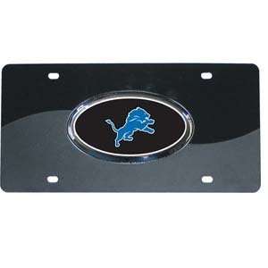  NFL Detroit Lions License Plate Acrylic: Sports & Outdoors