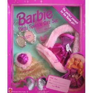   Gift Set w Faux Fur Stole (1994 Arcotoys, Mattel): Toys & Games