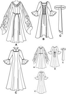 Lord of The Rings Arwen Dress Simplicity Pattern 9891  