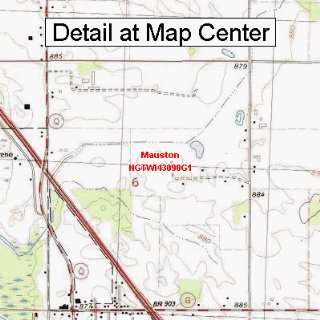  USGS Topographic Quadrangle Map   Mauston, Wisconsin 