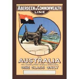   and Commonwealth Cruise Line to Australia 20x30 poster: Home & Kitchen