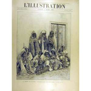    1898 Misery Algeria Arabs Poor People French Print