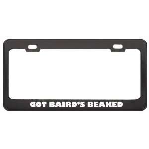 Got BairdS Beaked Whale? Animals Pets Black Metal License Plate Frame 