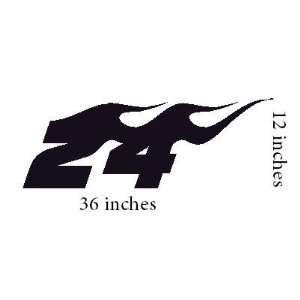   24, Side Graphic Graphics Decal Decals Sticker, Fit All Car and Truck